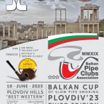 BALKAN CUP of slow pipe smoking . PLOVDIV '23 . Third edition